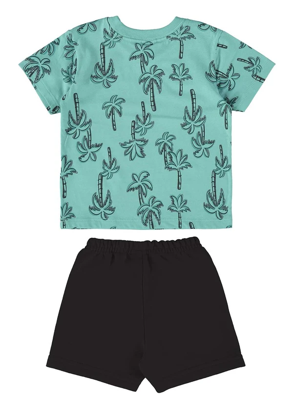 Bee Loop - Conjunto Camiseta e Bermuda Bebê Verde 4