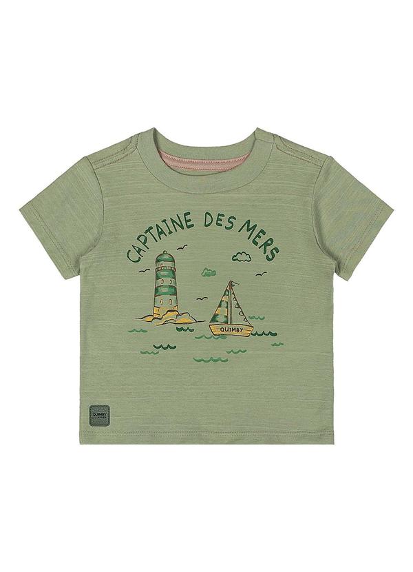 Quimby - Conjunto Camiseta e Bermuda Bebê Verde 2