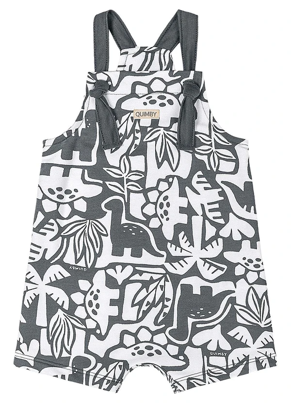 Quimby - Conjunto Camiseta e Jardineira Bebê Verde 3