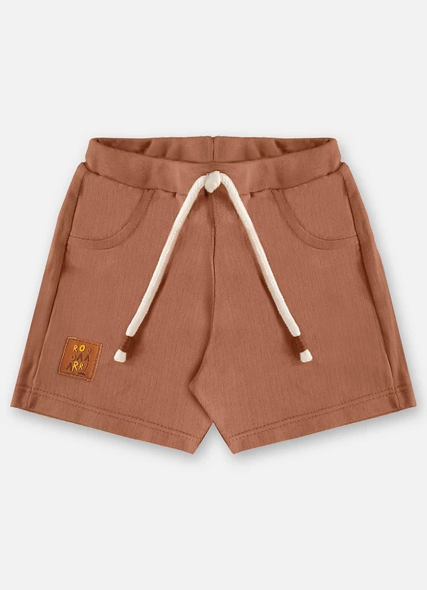 Up Baby - Conjunto Camiseta Leão e Bermuda Bebê Bege 4