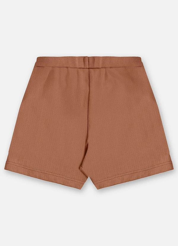 Up Baby - Conjunto Camiseta Leão e Bermuda Bebê Bege 7