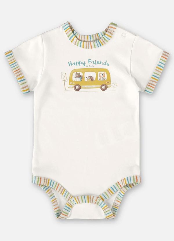 Up Baby - Conjunto para Bebê Menino em Suedine Bege 3