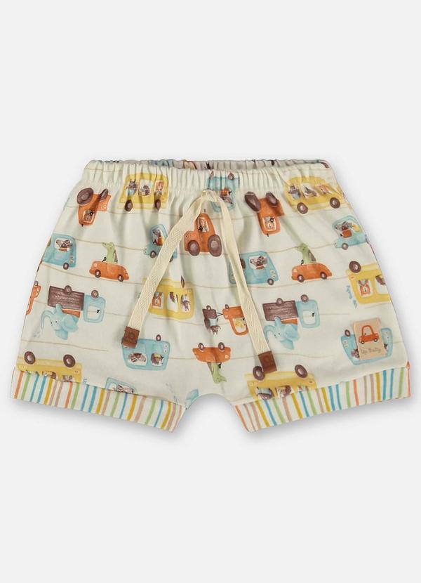 Up Baby - Conjunto para Bebê Menino em Suedine Bege 5