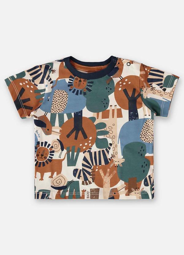 Up Baby - Conjunto para Bebê Menino Safari Bege 3