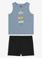 Rovi Kids - Conjunto Regata com Bermuda Infantil Azul - variação: Azul