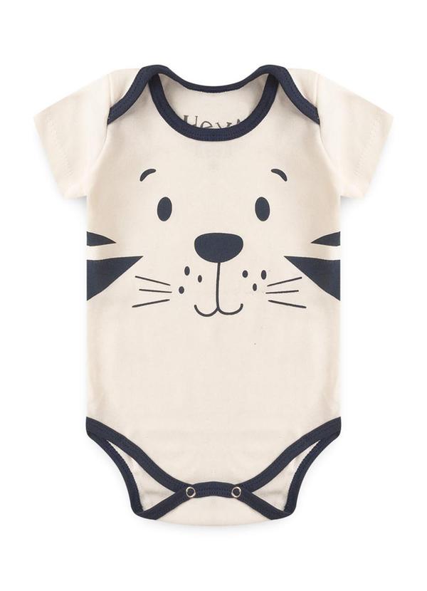 Atelie da Crianca - Kit Body Bebê 3 Peças Coelho Azul Marinho 3