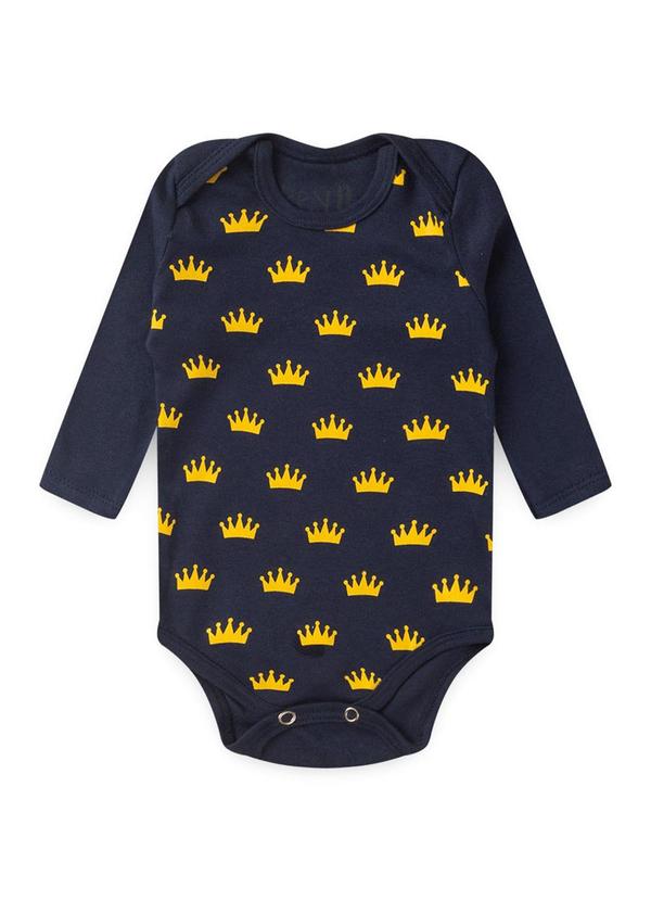 Atelie da Crianca - Kit Body Bebê 3 Peças Urso Azul Marinho 2