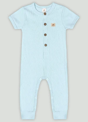 Up Baby - Macacão Aurora para Bebê Unissex Azul - UP BABY