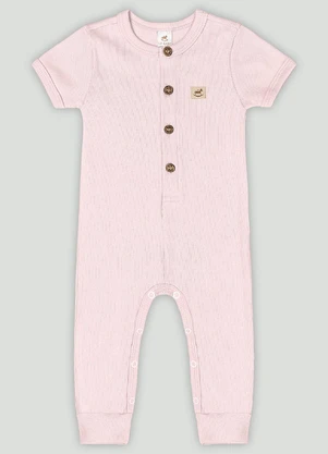 Up Baby - Macacão Aurora para Bebê Unissex Rosa - UP BABY