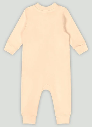 Up Baby - Macacão Básico Unissex em Suedine Laranja - UP BABY