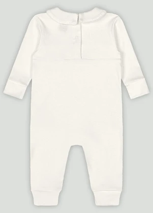 Up Baby - Macacão Bebê Unissex Branco - UP BABY