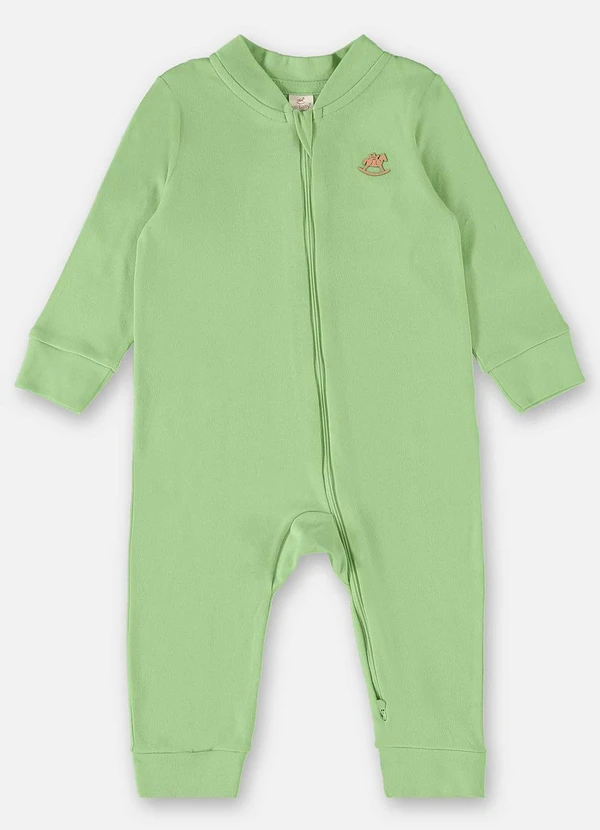 Up Baby - Macacão em Suedine Unissex Verde