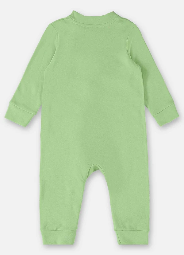 Up Baby - Macacão em Suedine Unissex Verde 2
