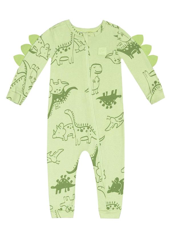 Quimby - Macacão Unissex em Ribana para Bebê Verde