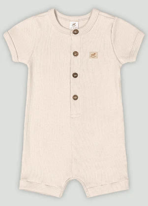 Up Baby - Macaquinho Aurora para Bebê Unissex Bege - UP BABY