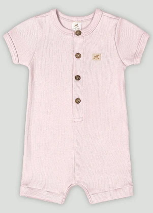 Up Baby - Macaquinho Aurora para Bebê Unissex Rosa - UP BABY