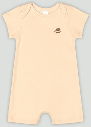 Up Baby - Macaquinho Básico Unissex  Amarelo - UP BABY