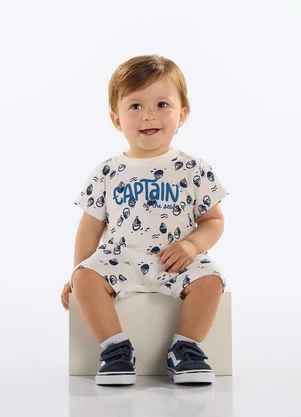 Quimby - Macaquinho Bebê Menino Bege - QUIMBY