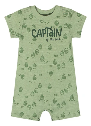 Quimby - Macaquinho Bebê Menino Verde - QUIMBY