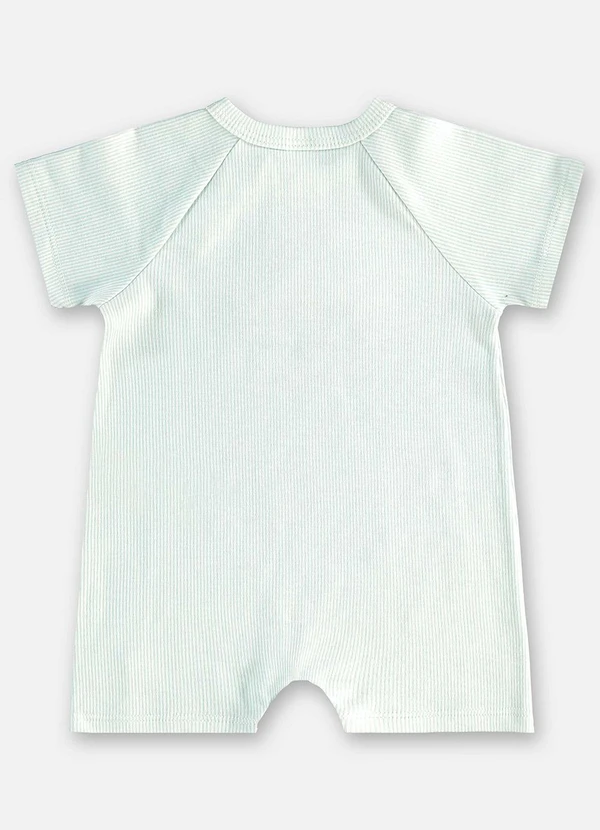 Up Baby - Macaquinho Suedine Bebê Menino Azul 3