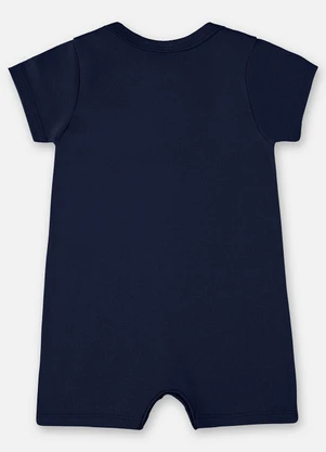 Up Baby - Macaquinho Unissex Básico para Bebê Azul - UP BABY