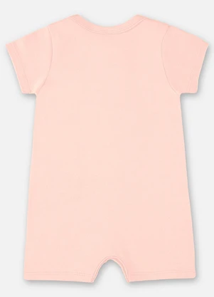 Up Baby - Macaquinho Unissex Básico para Bebê Rosa - UP BABY