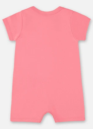 Up Baby - Macaquinho Unissex Básico para Bebê Rosa - UP BABY