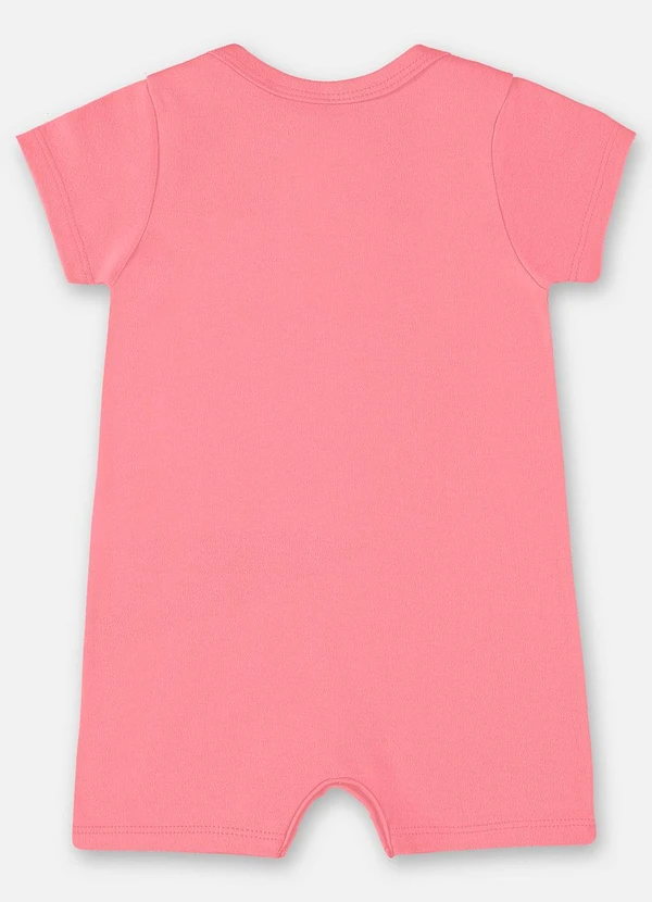 Up Baby - Macaquinho Unissex Básico para Bebê Rosa 2