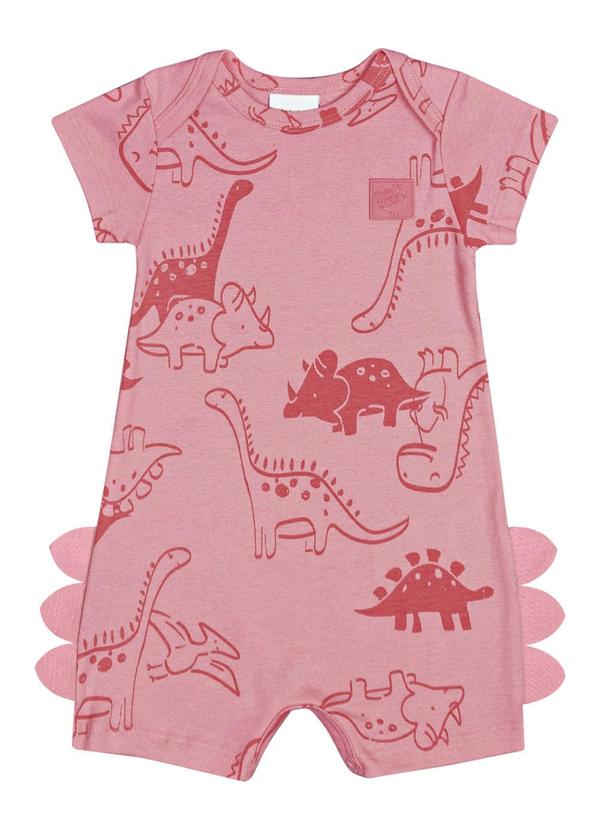 Quimby - Macaquinho Unissex em Ribana Rosa 1