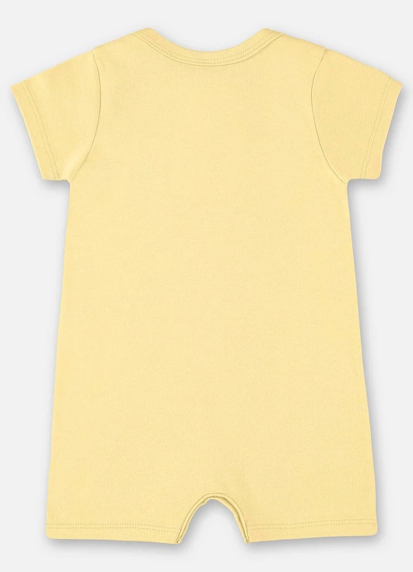 Up Baby - Macaquinho Unissex para Bebê Amarelo 2