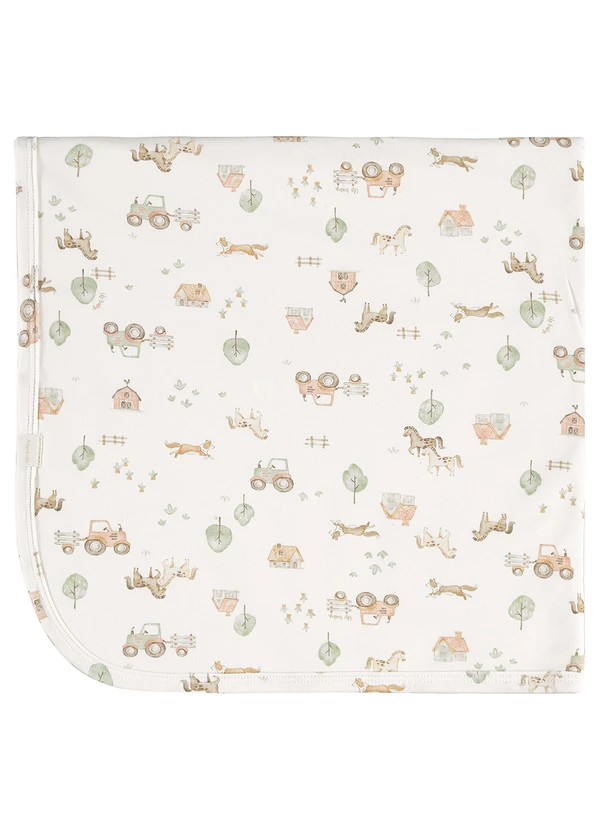 Up Baby - Manta Bebê Suedine Forro Soft Estampado