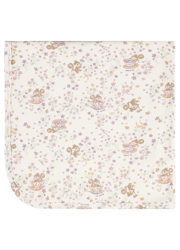 Up Baby - Manta Bebê Suedine Forro Soft Estampado