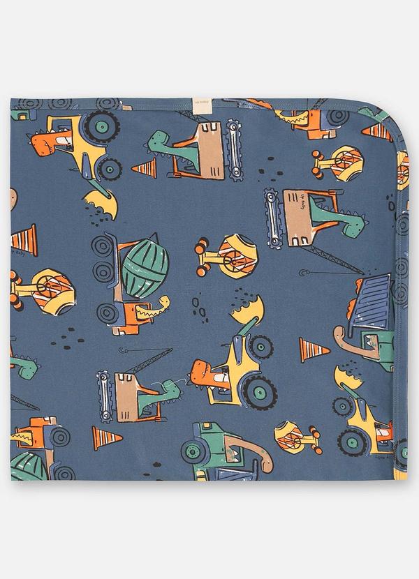 Up Baby - Manta Suedine Bebê Menino Azul