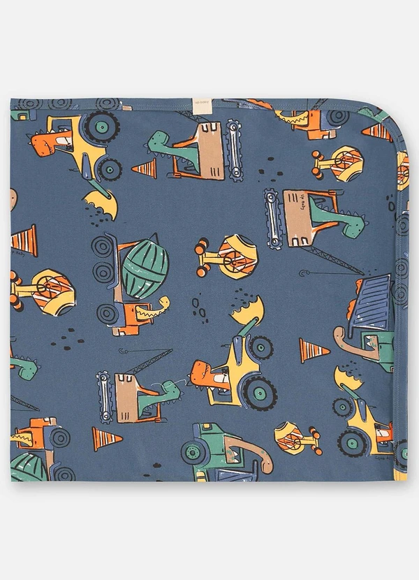 Up Baby - Manta Suedine Bebê Menino Azul