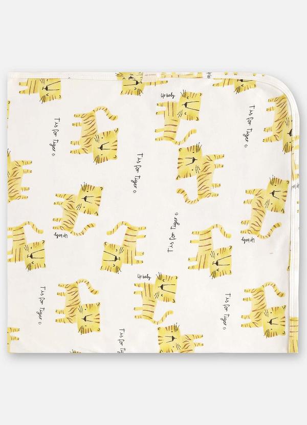 Up Baby - Manta Suedine Bebê Menino Bege