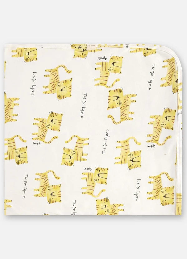 Up Baby - Manta Suedine Bebê Menino Bege