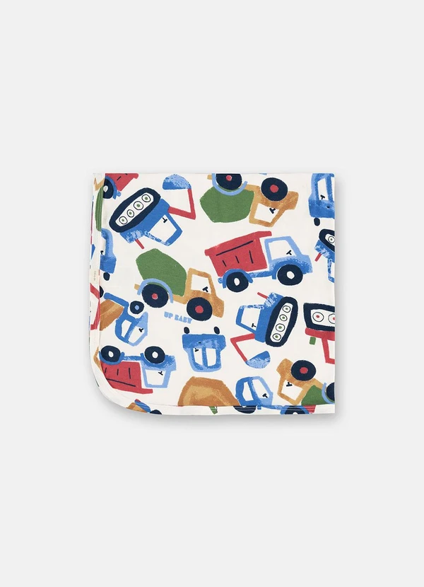 Up Baby - Manta Suedine Menino Estampado