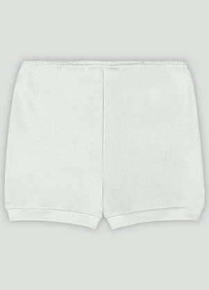 Short Básico Unissex em Suedine Up Baby Verde - UP BABY