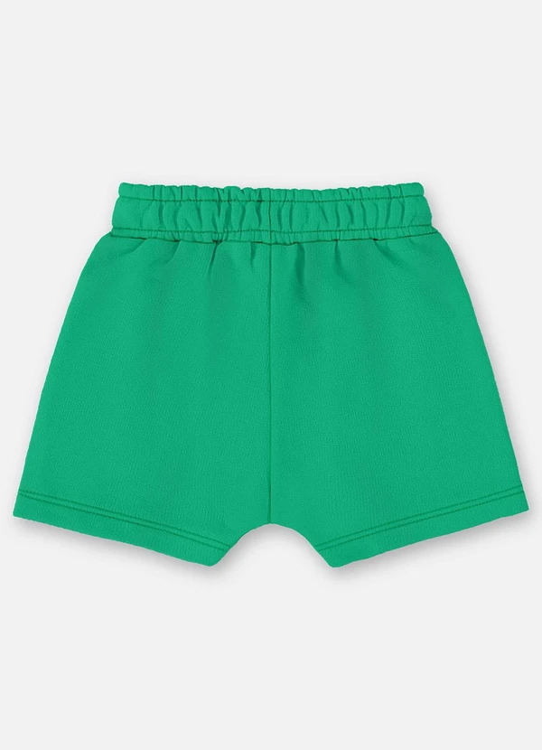 Up Baby - Short Moletom Bebê Menino Verde 2