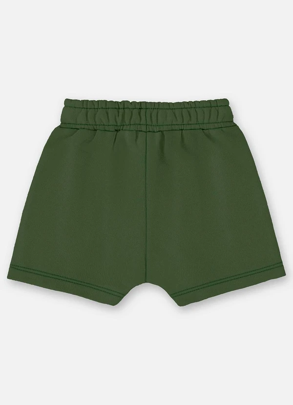 Up Baby - Short Moletom Bebê Menino Verde 2