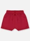 Up Baby - Short Moletom Bebê Menino Cinza - variação: Vermelho