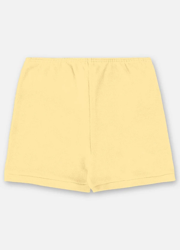 Up Baby - Short Unissex Básico para Bebê Amarelo 2