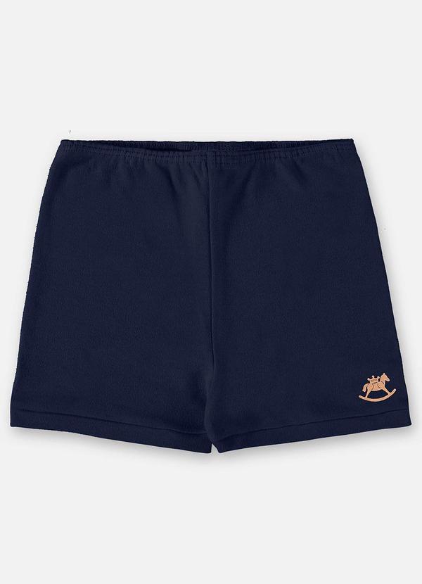 Up Baby - Short Unissex Básico para Bebê Azul