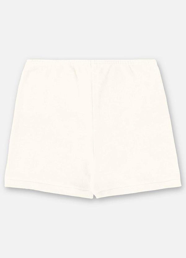 Up Baby - Short Unissex Básico para Bebê Bege 2