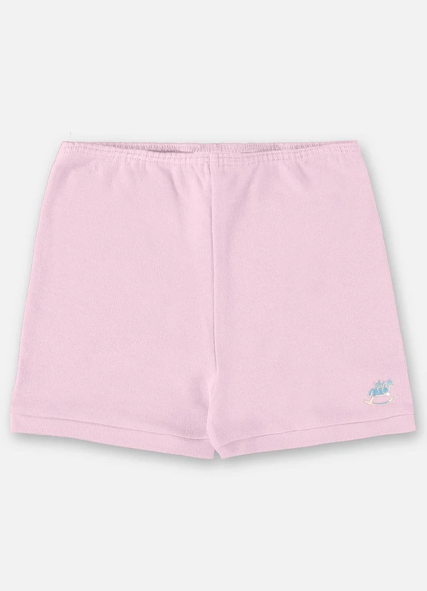 Up Baby - Short Unissex Básico para Bebê Roxo