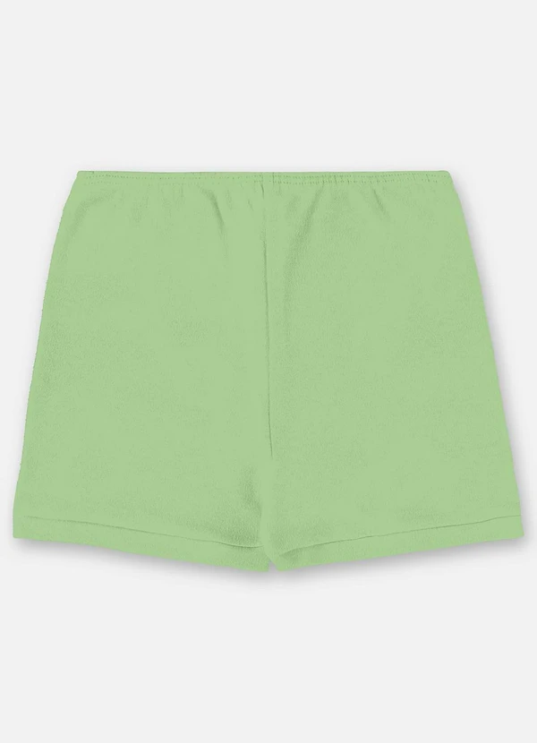 Up Baby - Short Unissex Básico para Bebê Verde 2