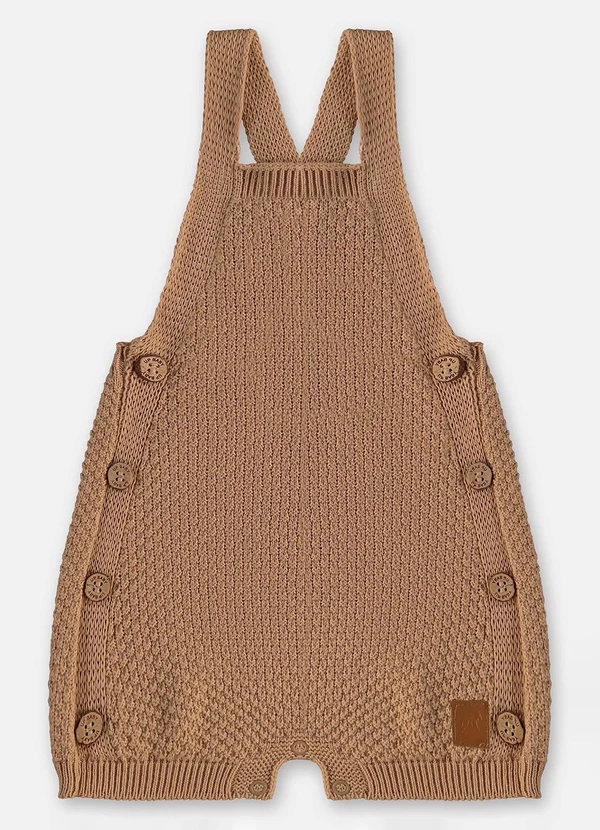 Up Baby - Tapa Fraldas Tricot Bebê Menino Marrom 3