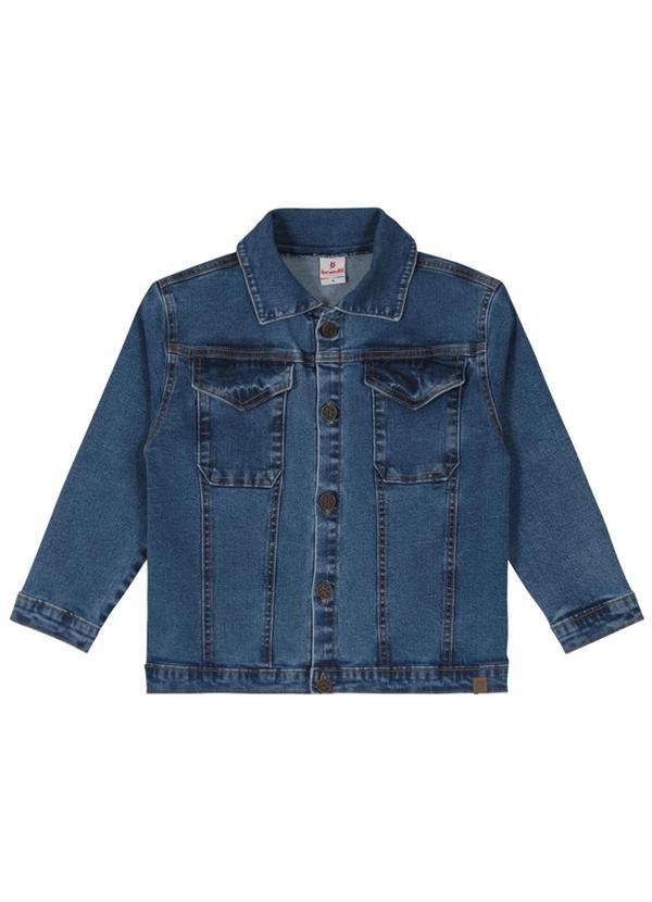 Brandili - Aqueta Jeans Infantil Menino Azul