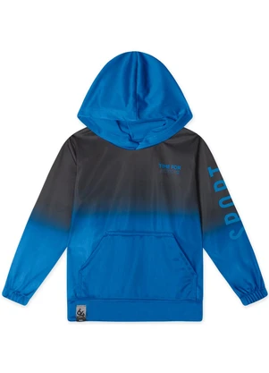 Marisol - Blusão Moletom Degradê  Azul - MARISOL