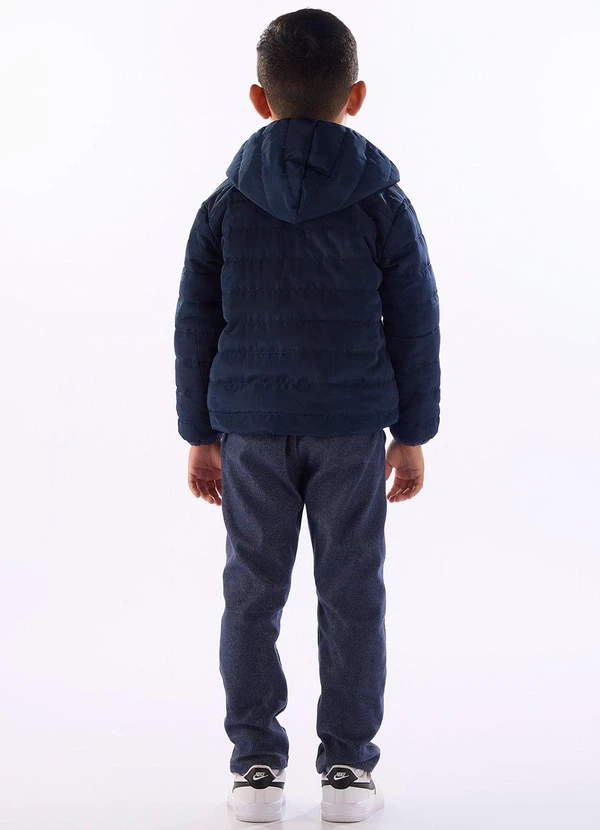 Quimby - Jaqueta Acolchoada com Capuz Azul 4